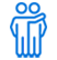 ikona przedstawiająca dwie osoby obejmujące się